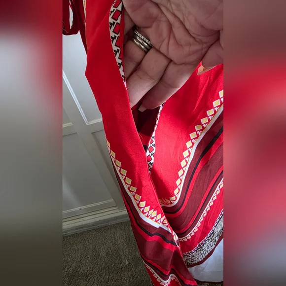 New York & Co Maxi Colorful Dress Size MEDIUM - Picture 9 of 11